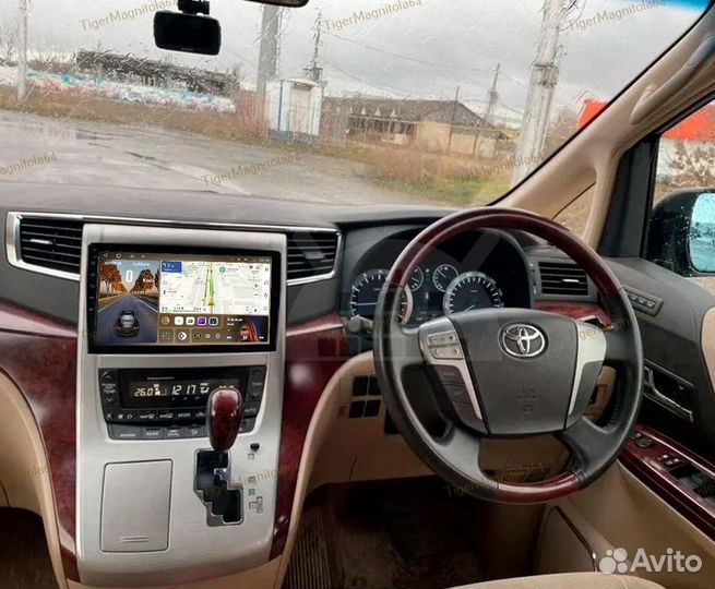 Магнитола Toyota Alphard 08-15г R руль с JBL 4/64G