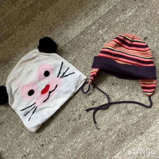 Шапка для девочки на весну