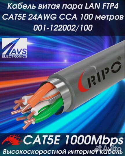 Интернет кабель patch cord