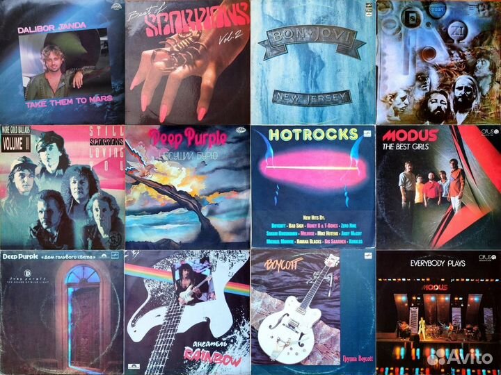 Пластинки. Зарубежный рок