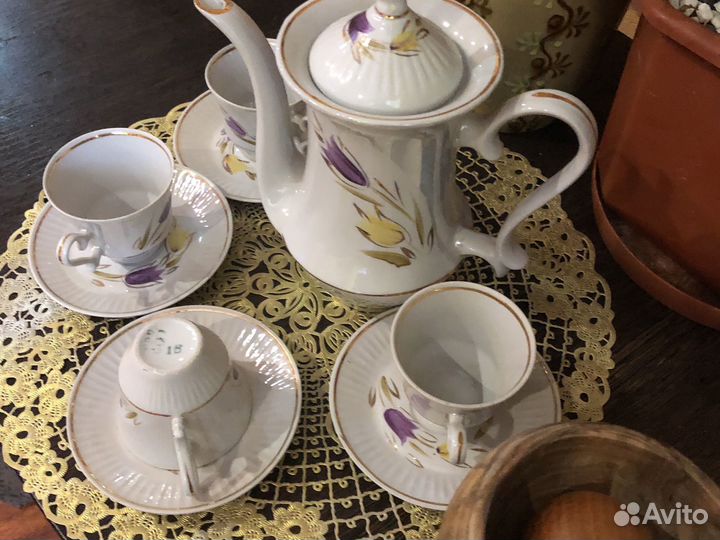 Сервиз кофейный неполный