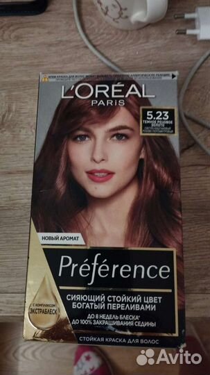 Краска для волос лореаль 5,23 не подошёл цвет