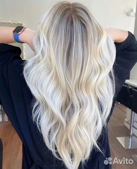 Сложное рельефное окрашивание волос