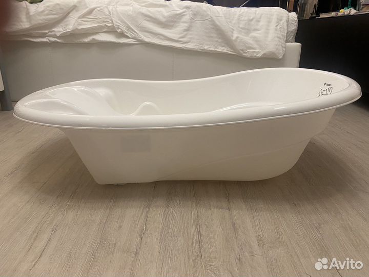 Ванна детская Olsson Ollie Hippo с термометром