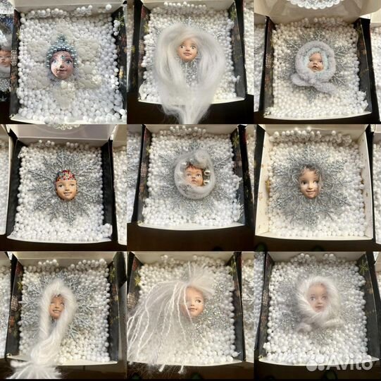 Елочные игрушки ручной работы