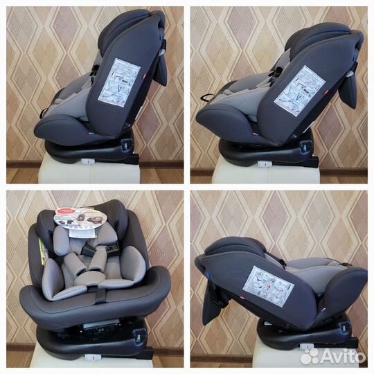 Новое поворотное автокресло на Isofix 0-36 кг