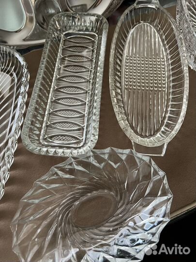 Посуда стекло хрусталь СССР и современное