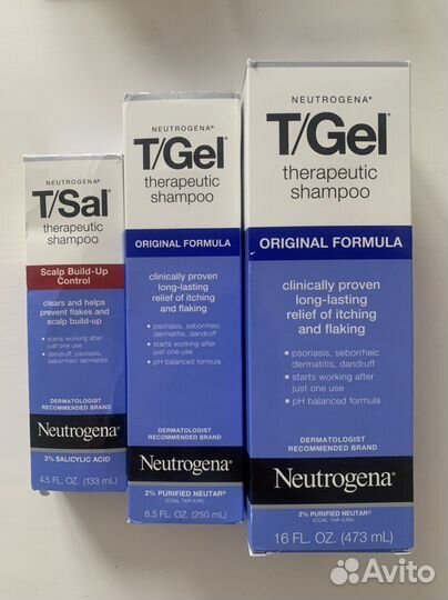 Шампунь t/gel neutrogena, t/sal, при псориазе