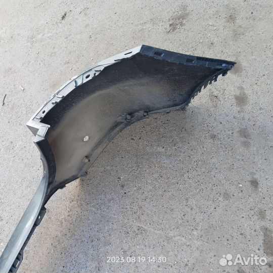 Задний бампер kia rio xline до рестайлинг