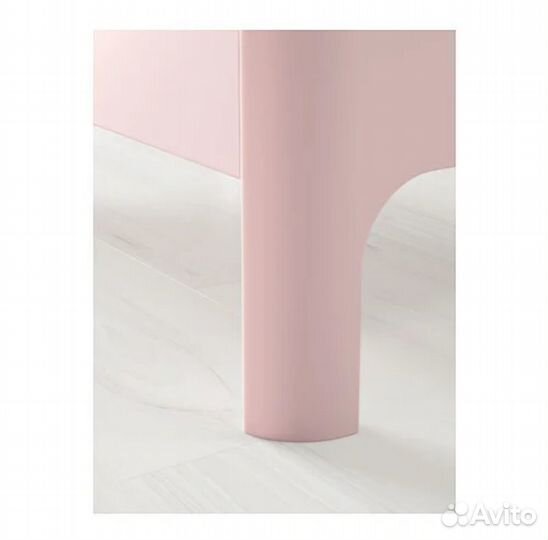 Раздвижная кровать IKEA Бусунге розовая