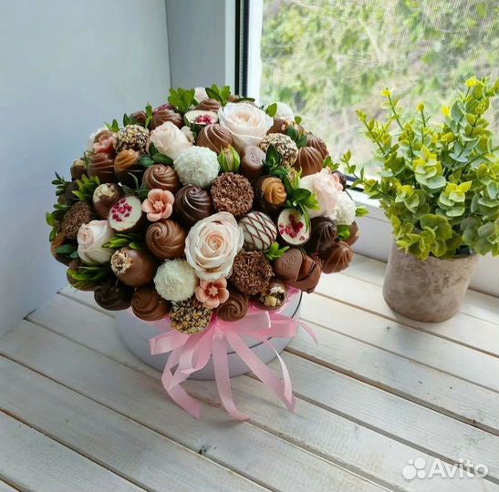 Букет из конфет сьедоьный сладкий букет