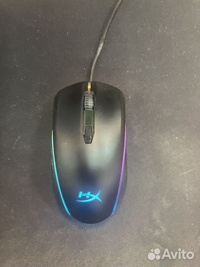 Комплект hyperx: игровая клавиатура, мышь, ковер