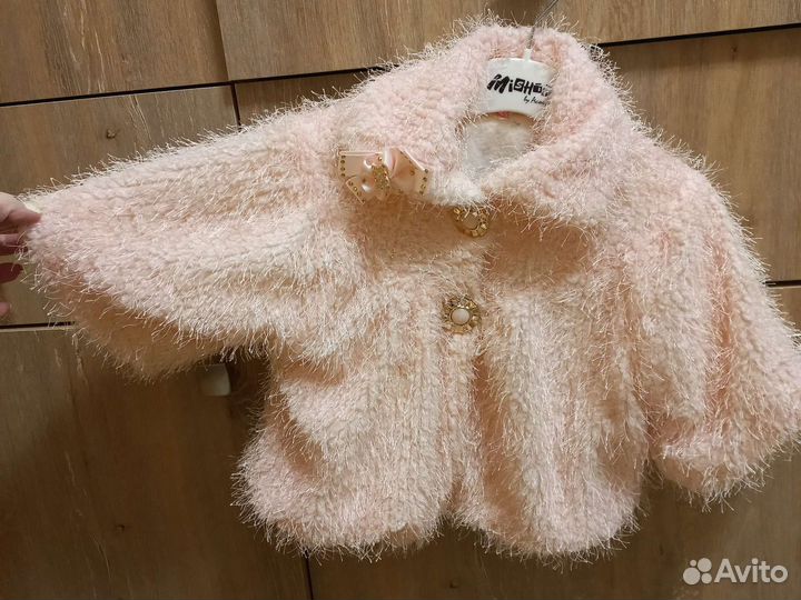 Болеро, шубка для девочки с 4 до 7 лет