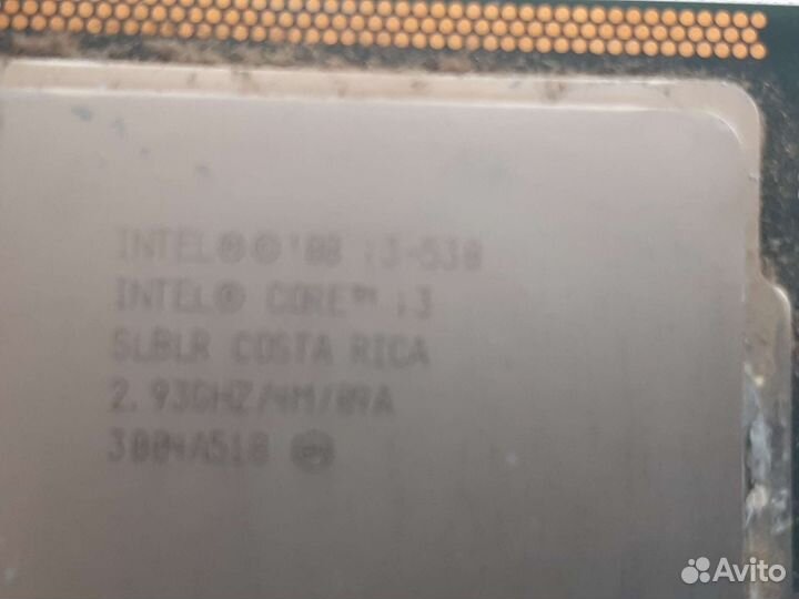 Процессор Intel i3 530 2.93 GHZ двухъядерный 4 пот