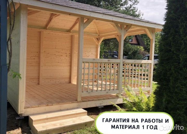 Деревянные беседки для дачи