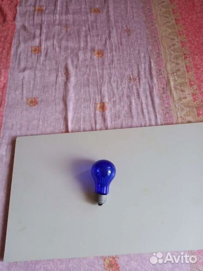 Синяя лампа рефлектор минина