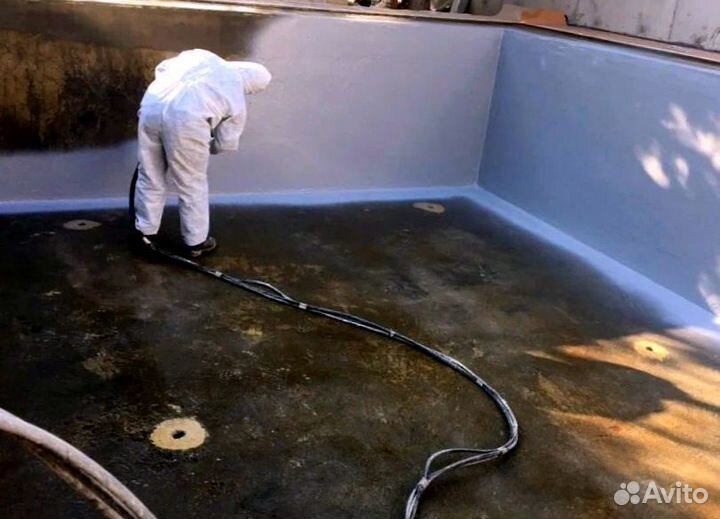 Напыляемая полимочевина. гидроизоляция от 200м2