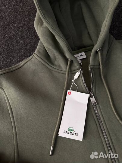 Зип худи Lacoste с начесом мужское