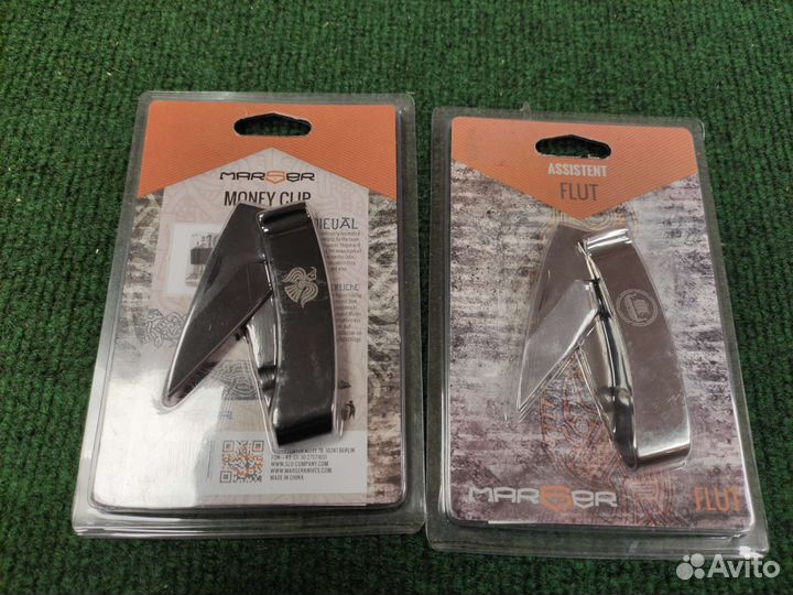 Зажим для купюр Marser нож-клипса
