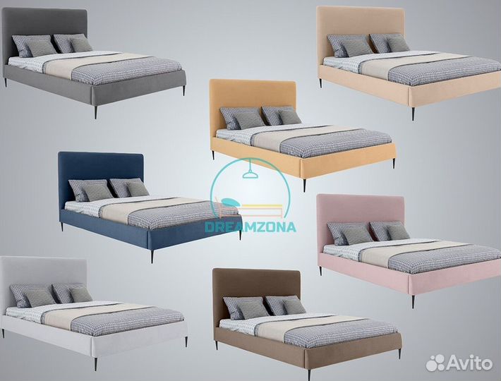 Кровать Оскар с мягким изголовьем