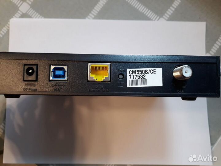 Модем кабельный Arris Touchstone CM550B/CE