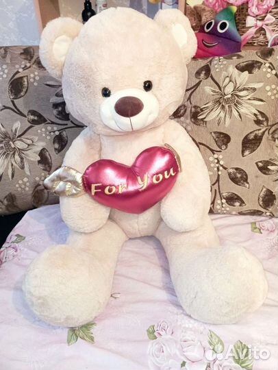 Плюшевый медведь новый 100 см