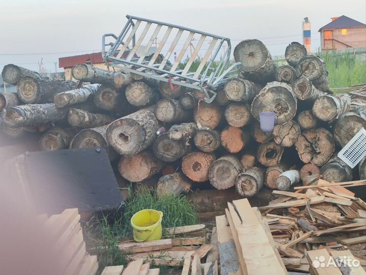 Дрова, горбыль, береза