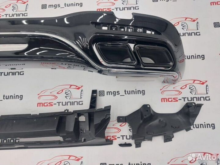 Диффузор с насадками S-Class W222 стиль 63 Рест