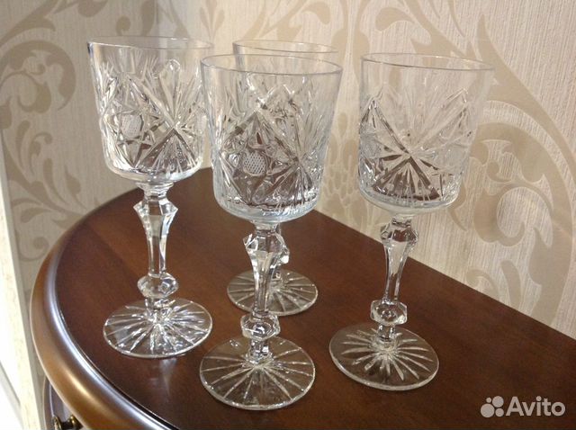 Фужер хрустальный СССР большой