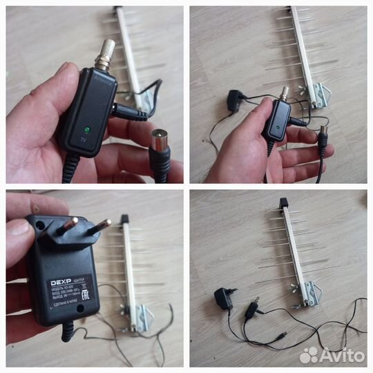 Антенна Dexp, с усилителем. Для телевизора