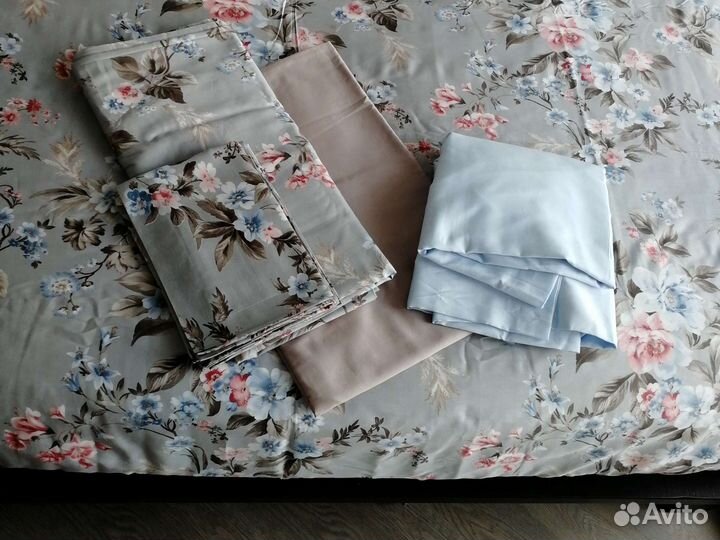 Постельное белье сатин евро размер