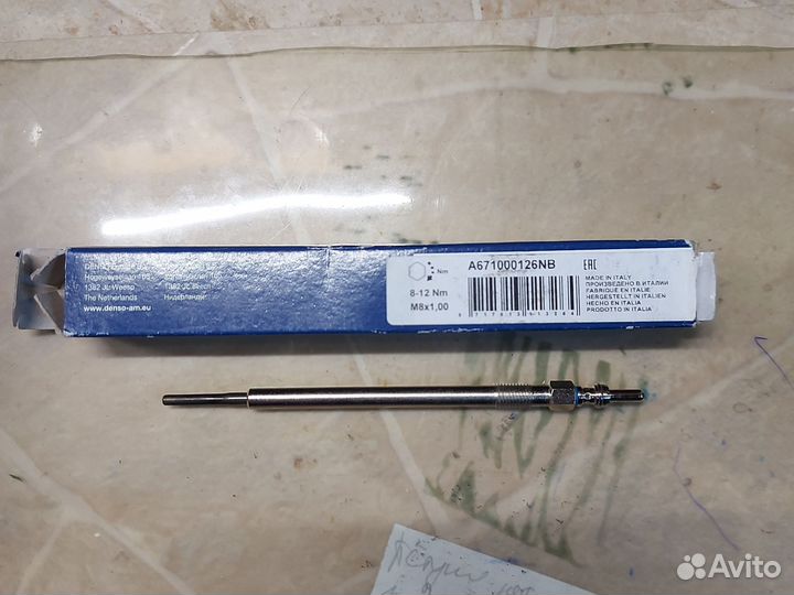 Свеча накала mersedes