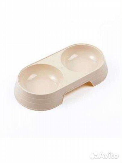 Миска двойная для кошек и собак