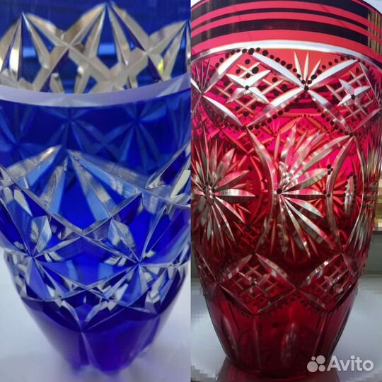 Цветное стекло, хрусталь