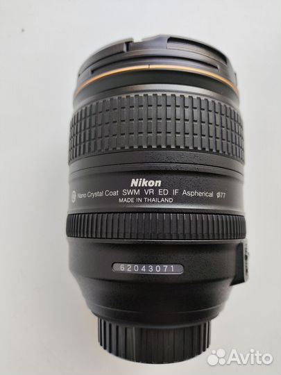 Объектив Nikon 24-120mm f/4G ED VR AF-S Nikkor