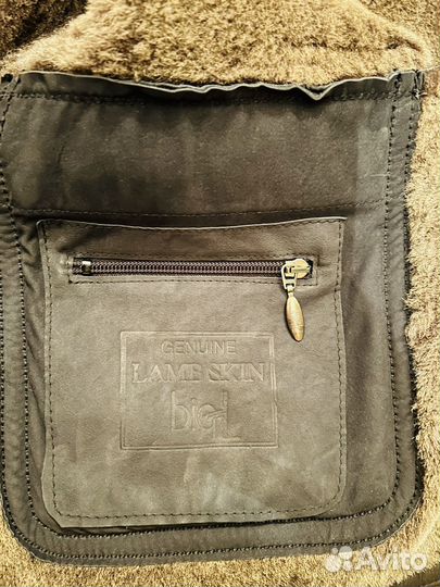 Дубленка натуральная мужская 50 размер