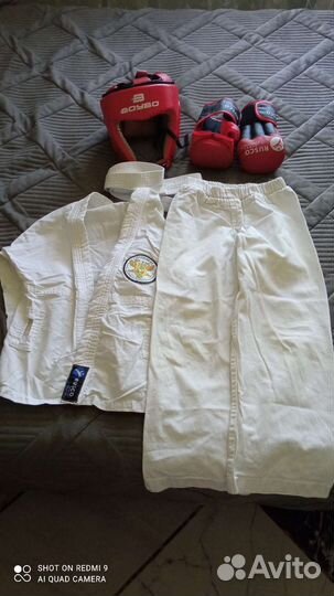 Шлем перчатки кимоно