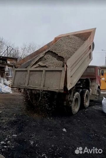 Щебень гравийный 20-40 с доставкой