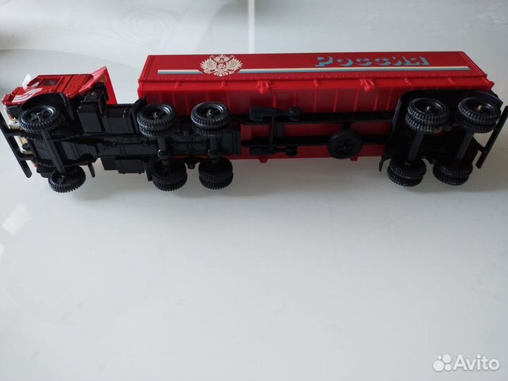 Модель камаз 5410 Россия красный ранний