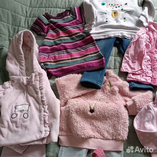 Вещи пакетом для девочки 74 80