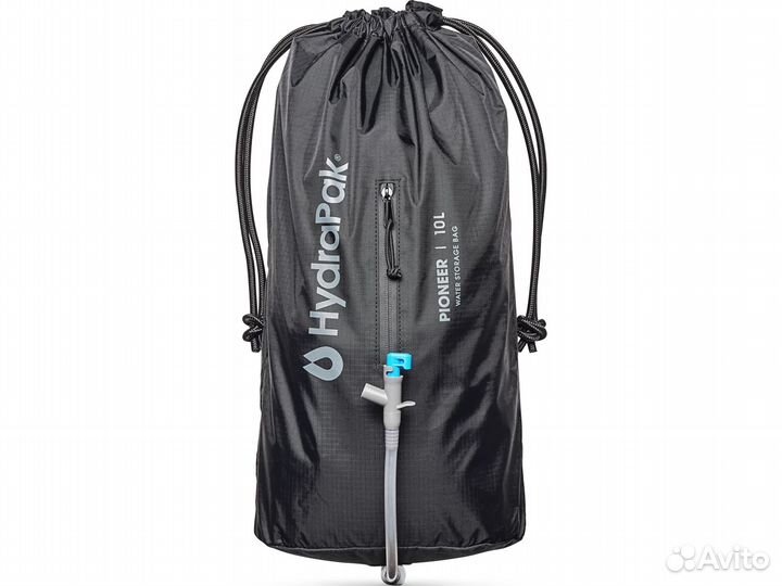 Мягкая канистра для воды hydrapak Pioneer 10L, чер