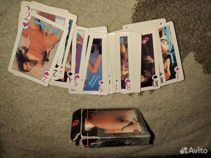 Карты с картинками эро Редкие, + журналы ню