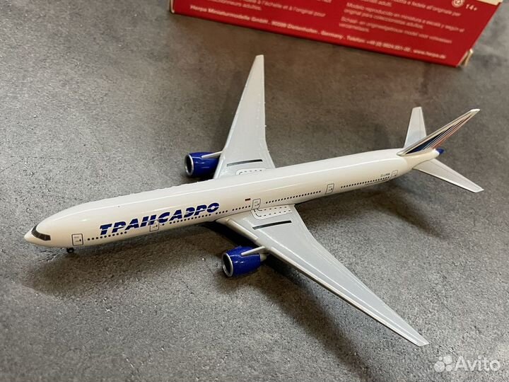 Boeing 777 Трансаэро модель самолета