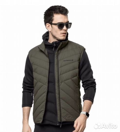 Пуховой жилет athletic down vest Jack Wolfskin