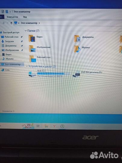Ноутбук acer pentium 3556 4ozu 820m K03