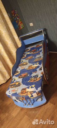 Детская кроватка машинка бу