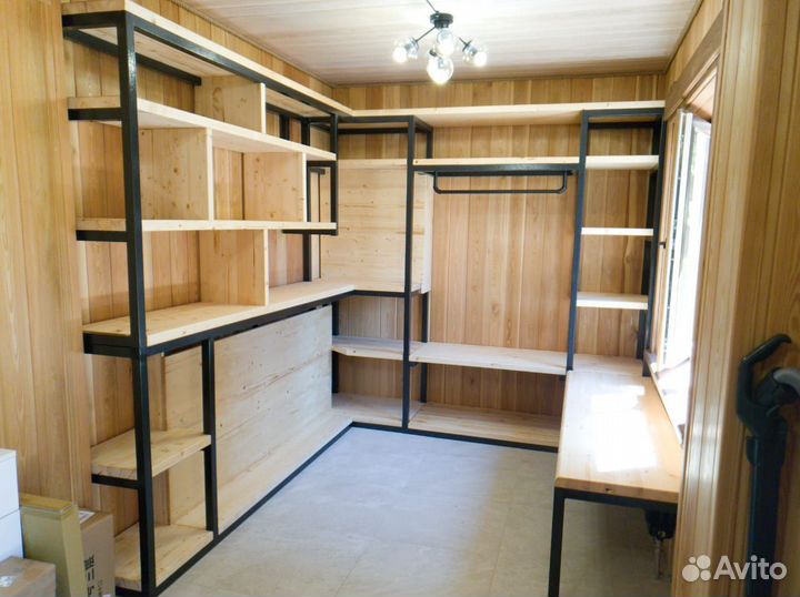 Металлические каркасы лестниц, мебели, ферм