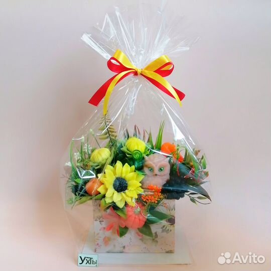Ароматный букет-сувенир на День Учителя