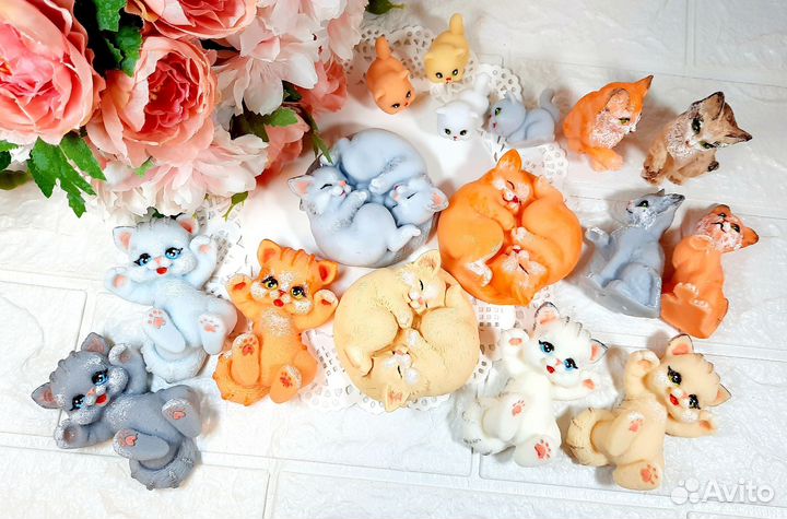 Котята мыло ручной работы
