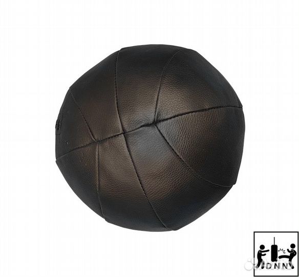 Набивной мяч медбол 15кг Диам 34см кожа со шнуров